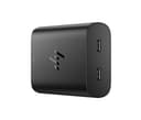 HP 65W GaN USB-C Laptop Charger (600Q7AA#ABU) - Black thumbnail 3
