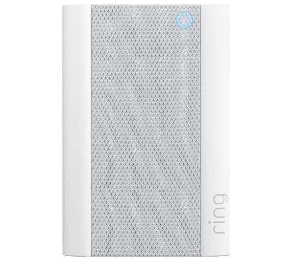RING Chime Pro 2nd Generation WiFi Extender Doorbell Chime with Nightlight - White