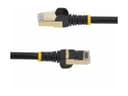 StarTech CAT6A Shielded Snagless Ethernet Patch Cable, 10GbE, 100W PoE, 7m - Black (6ASPAT7MBK) thumbnail 4