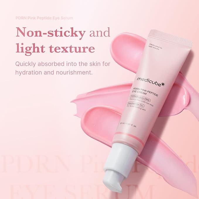 Medicube PDRN Pink Peptide Eye Cream 30ml - Image 4