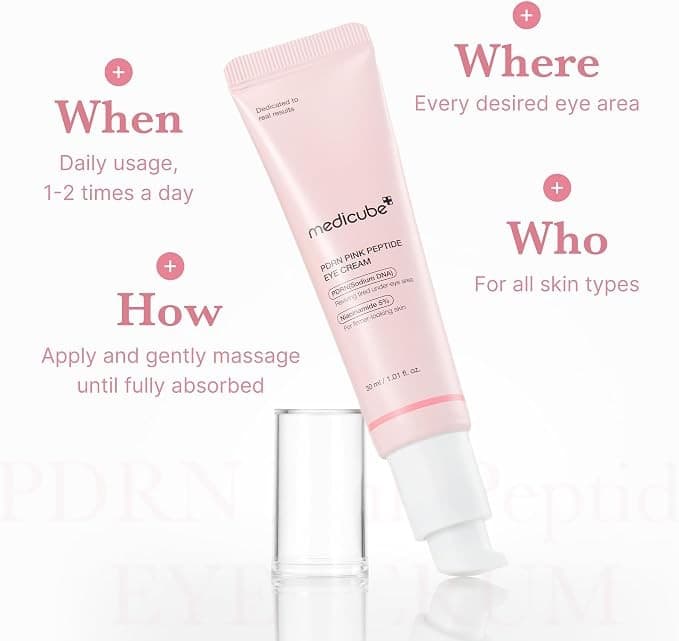 Medicube PDRN Pink Peptide Eye Cream 30ml - Image 5