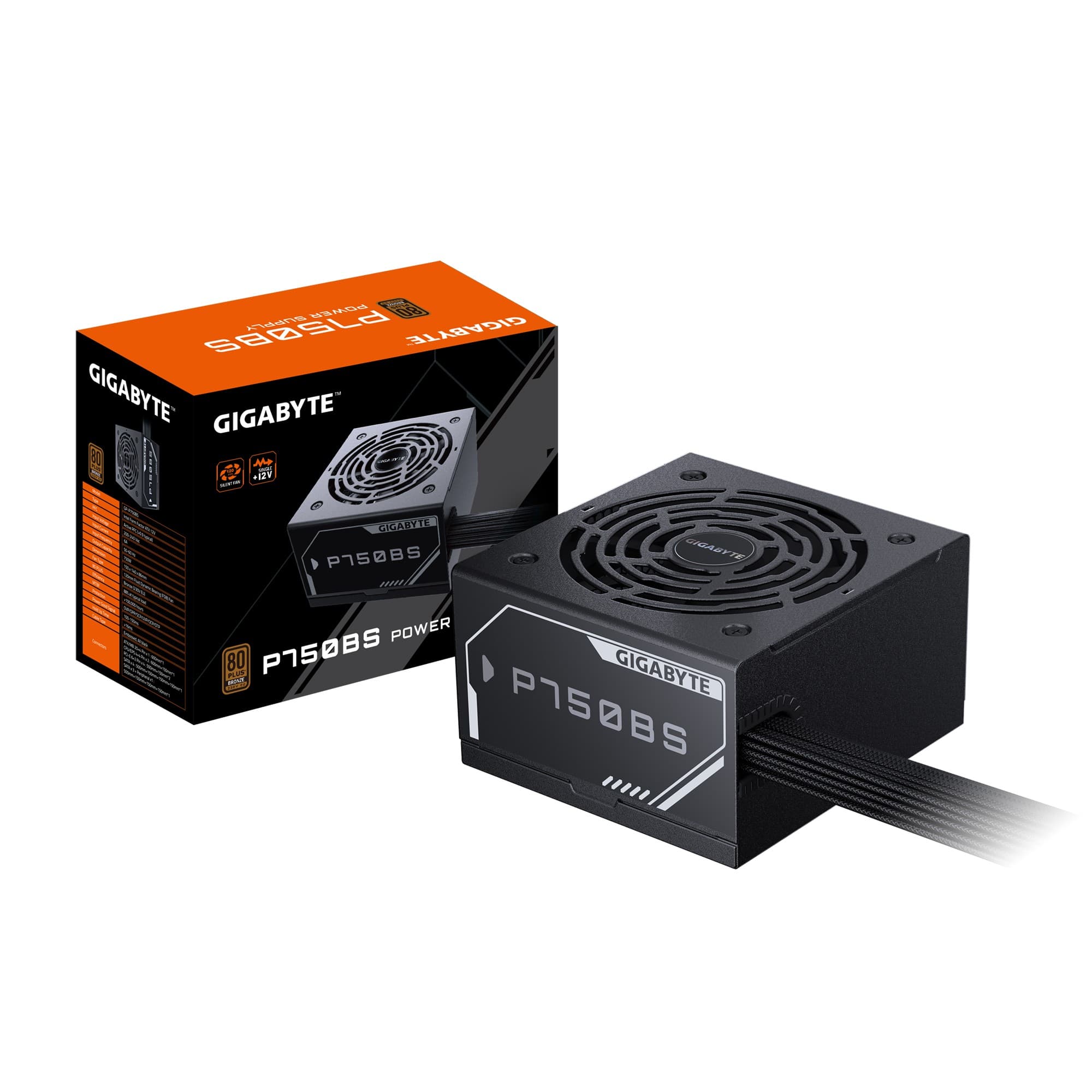 Gigabyte P750BS 750W ATX 80 Plus Bronze PSU Power Supply