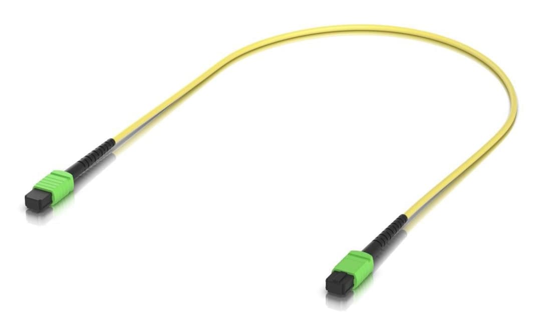 Ubiquiti UACC-OFC-SA-MPMP OS2 MPO-12 Type B APC Fibre Patch Cable, Indoor Single-Mode 100G - 0.5m, 1-Pack - Image 1