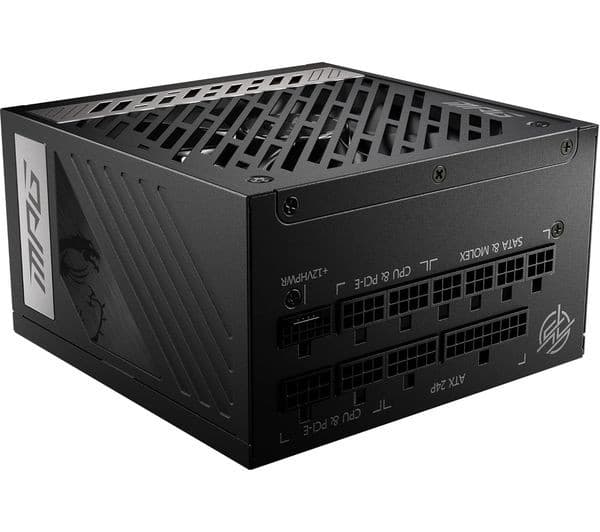MSI MPG A1000G PCIE5 1000W 80 PLUS Gold Fully Modular ATX PSU - Image 1