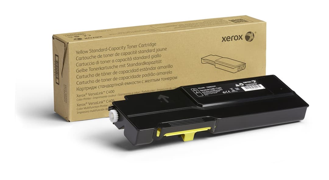 Xerox 106R03501 Yellow Standard Capacity Toner Cartridge for VersaLink C400/C405 (2,500 pages) - Image 1