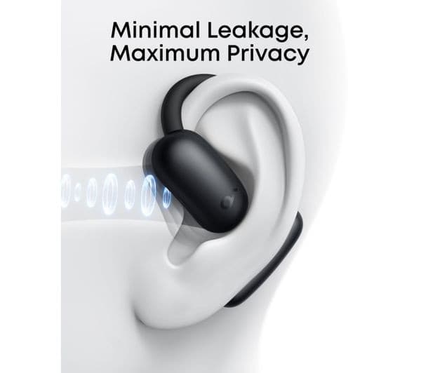 SOUNDCORE AeroFit 2 Open-Ear Wireless Bluetooth Earbuds Black - Image 5