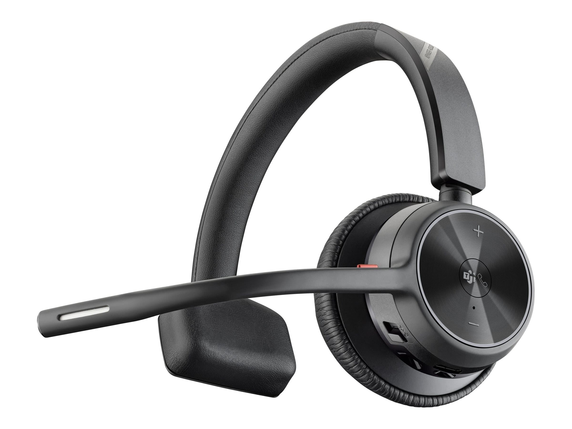 HP Poly Voyager 4310 Monaural Bluetooth Headset - Microsoft Teams Certified - USB-C, USB-A via Bluetooth Adapter - Black