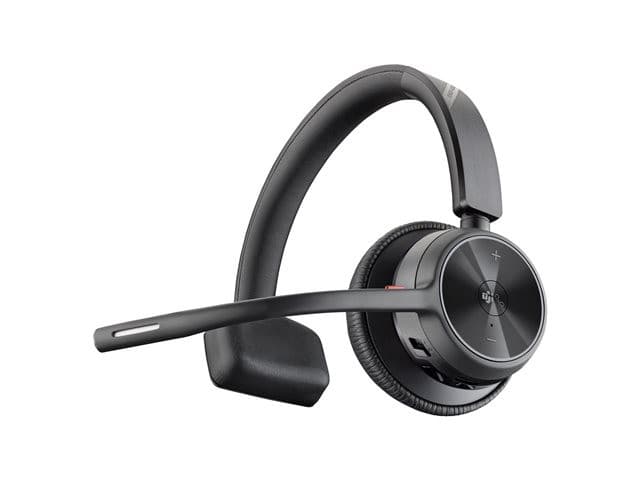 HP Poly Voyager 4310 Monaural Bluetooth Headset - Microsoft Teams Certified - USB-C, USB-A via Bluetooth Adapter - Black - Image 3