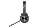 HP Poly Voyager 4310 Monaural Bluetooth Headset - Microsoft Teams Certified - USB-C, USB-A via Bluetooth Adapter - Black thumbnail 4