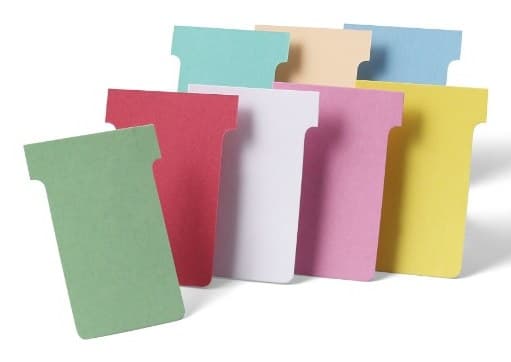 Nobo T-Cards Size 3 80 x 120mm (Pack of 100) - Pink - Image 1