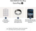 Oura Ring 4 Smart Ring - Stealth, Size 6 thumbnail 3