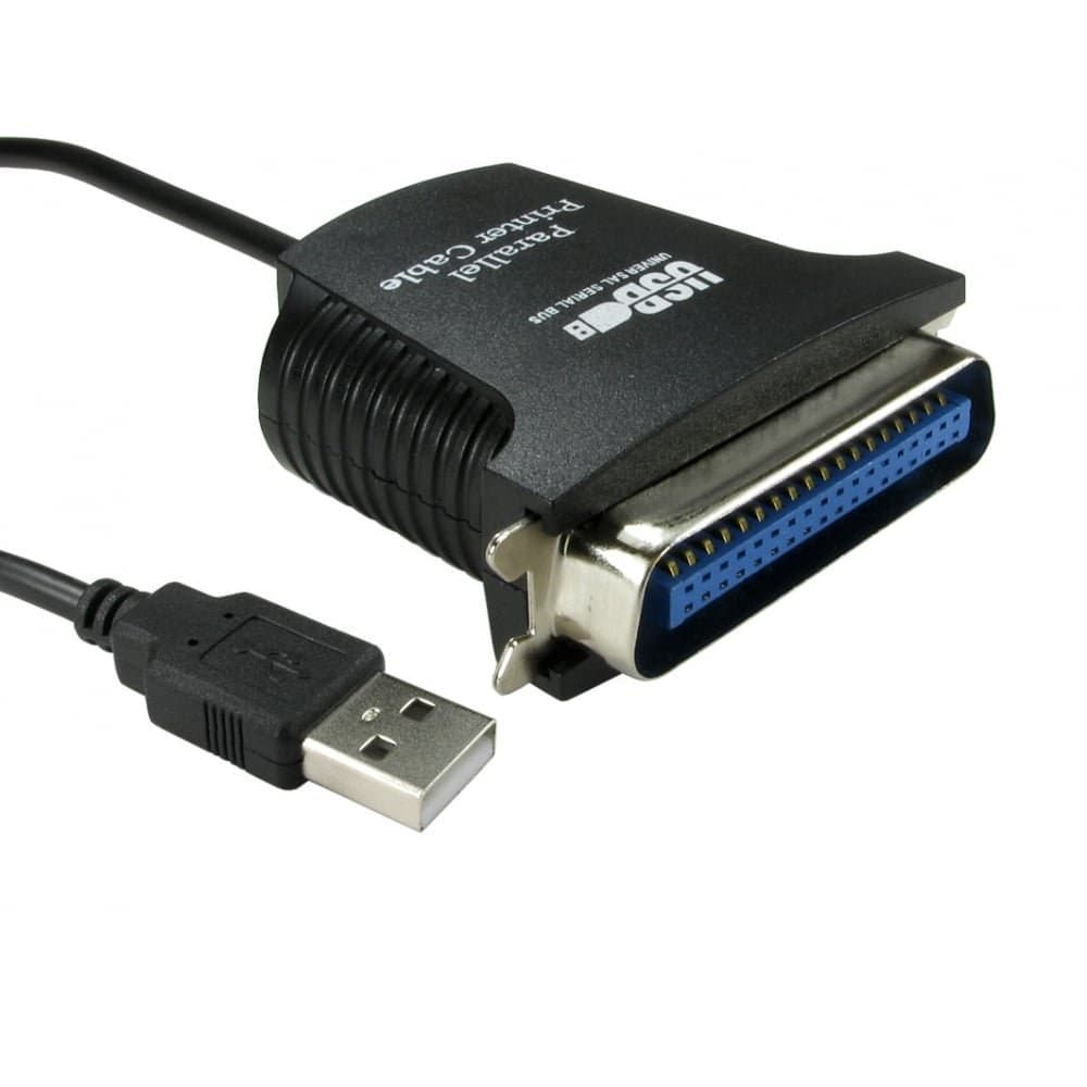 Bluecharge Direct 1m USB Type A Male to Parallel 36 Pin Centronics Male Printer Cable Lead - Image 1