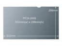 3M PF240W9B Privacy Filter for 24" Widescreen Monitor, 16:9 - Black thumbnail 2