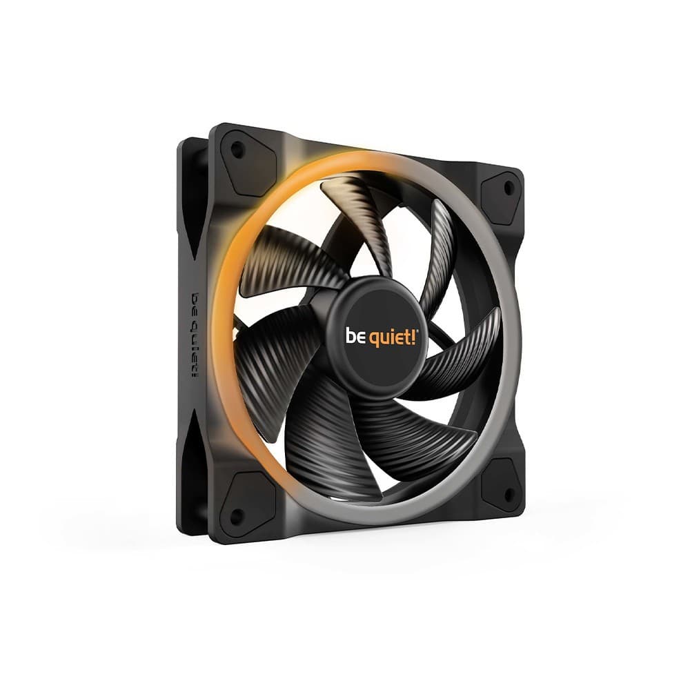 be quiet! Light Wings 120mm PWM High-Speed ARGB 4-pin PC Case Fan - Black - Image 2