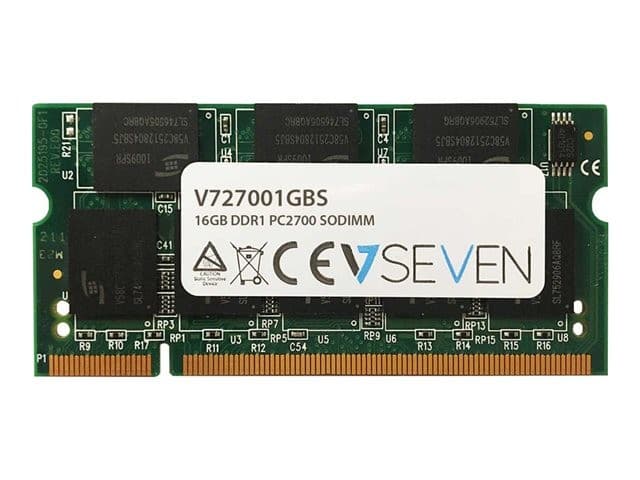 V7 - DDR - module - 1 GB - SO-DIMM 200-pin - 333 MHz / PC2700 - unbuffered - Image 1