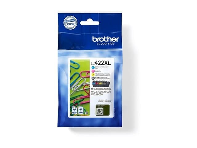 Brother LC422XL - 4-pack - black, yellow, cyan, magenta - original - ink cartridge - Image 7