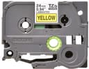 Brother TZe-651 Laminated Label Tape 24mm x 8m - Black on Yellow thumbnail 2