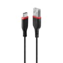 Lindy 36876 1m Reinforced USB 2.0 Type A to C Cable, Black thumbnail 1