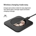 Belkin BoostCharge Pro Universal Easy Align Wireless Charging Pad 15W WIA007myBK - Black thumbnail 3