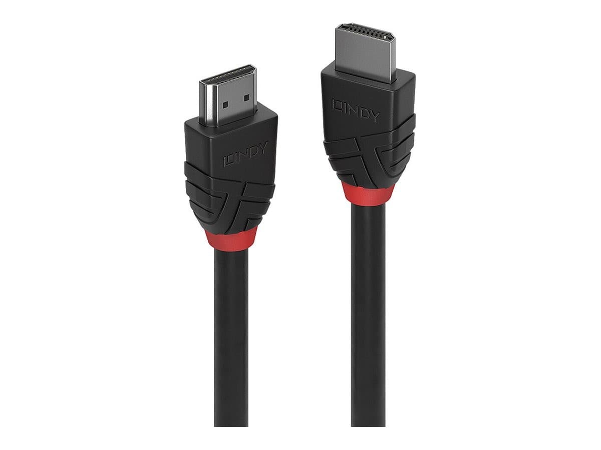 Lindy Black Line 8K60Hz Ultra High Speed HDMI Cable 0.5m