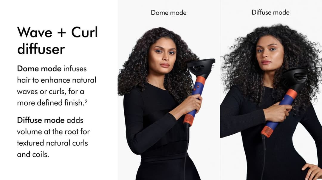 Dyson Airwrap i.d. Multi-Styler & Dryer Curly + Coily - Vinca Blue & Topaz - Image 5