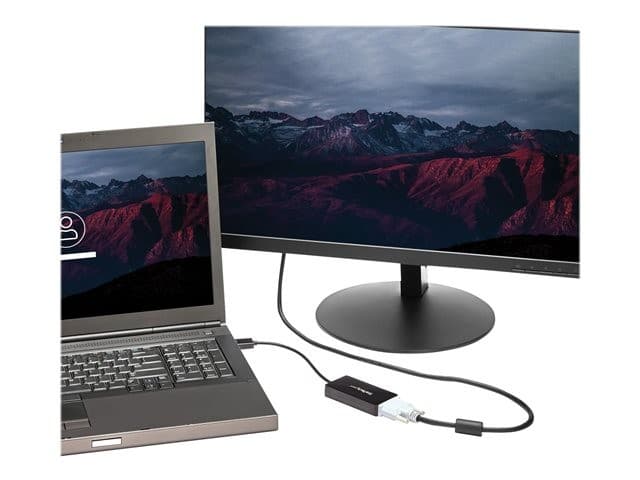StarTech DP2VGDVHD 3-in-1 DisplayPort to HDMI VGA DVI Adapter Black - Image 5