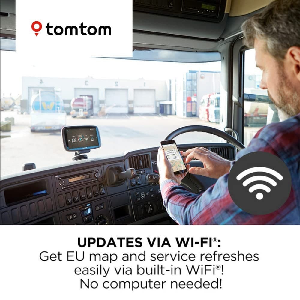 TomTom GO Professional 520 5" Truck Sat Nav with Europe Maps - Black/Grey - Image 4