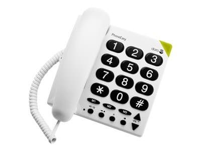 Doro PhoneEasy 311c Corded Phone - White