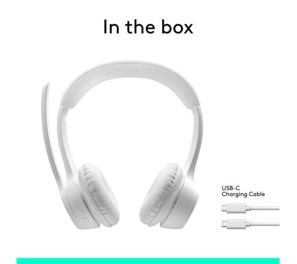Logitech Zone 300 Wireless Headset - Off White - Image 10