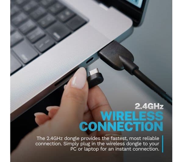 JLAB Flow Wireless Keyboard Mouse Set Black - Image 3
