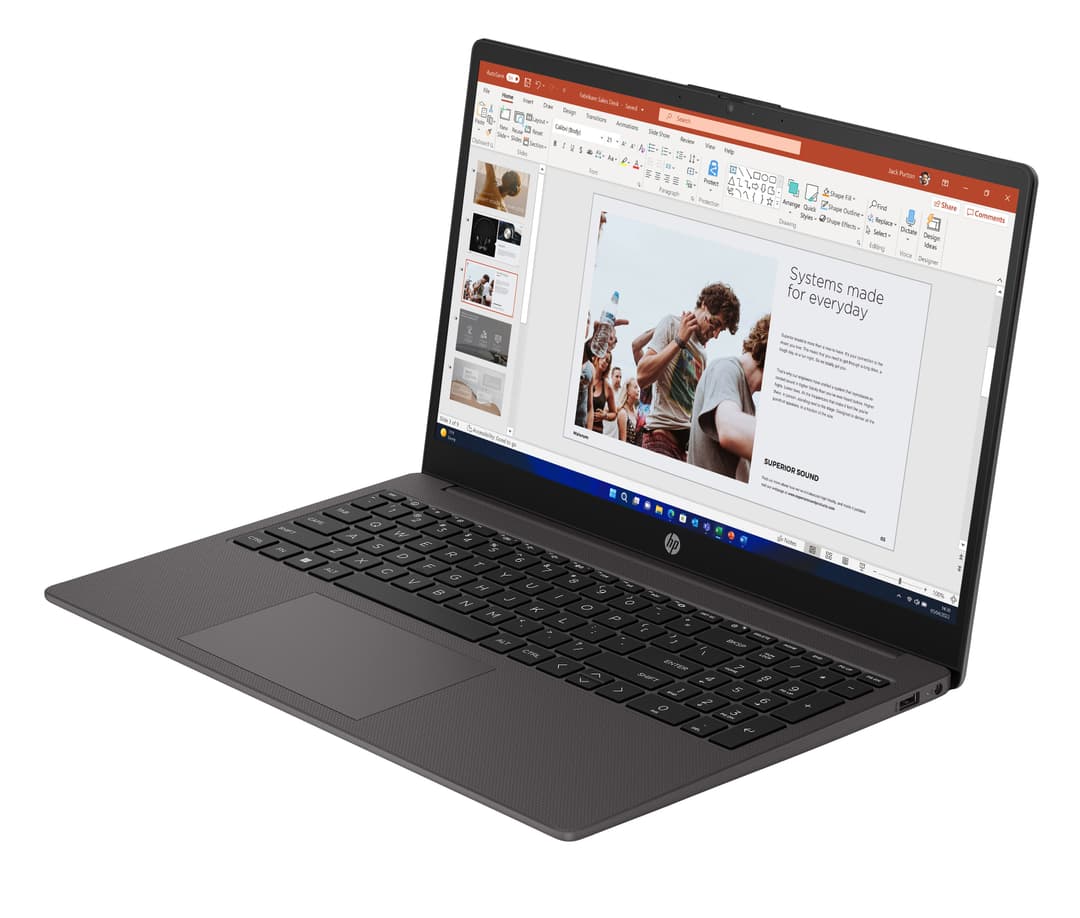 HP 250 G10 Intel® Core™ i5 i5-1334U Laptop 39.6 cm (15.6") Full HD 8 GB DDR4-SDRAM 256 GB SSD Wi-Fi 6 (802.11ax) Windows 11 Home Black - Image 3