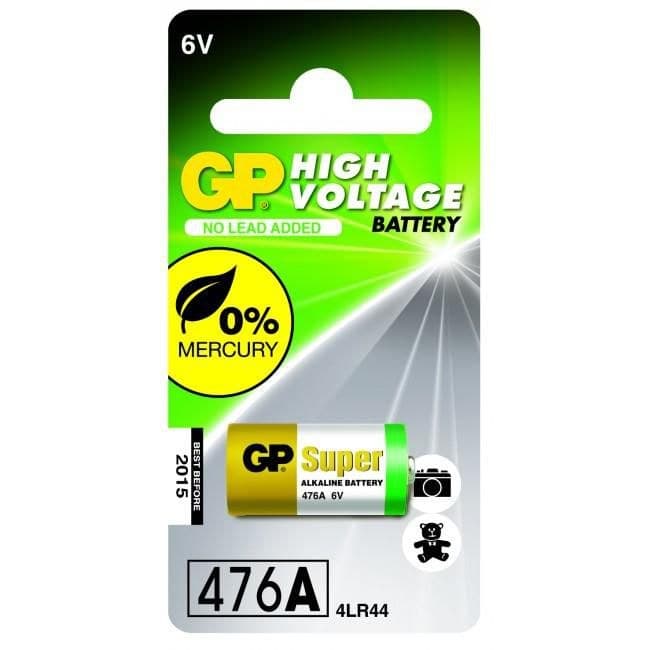 GP High Voltage 476A 4LR44 6V Alkaline Battery - Pack of 1