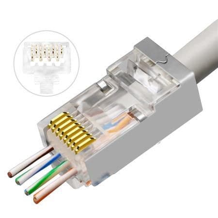Lanview RJ45 STP Plug Cat6 Easy-Connect - 50 pcs Box