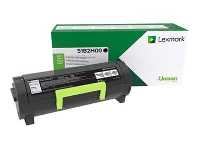 Lexmark 51B2H00 High Yield Black Original Toner Cartridge (LCCP, LRP) for MS417dn, MX417de - 8,500 Pages