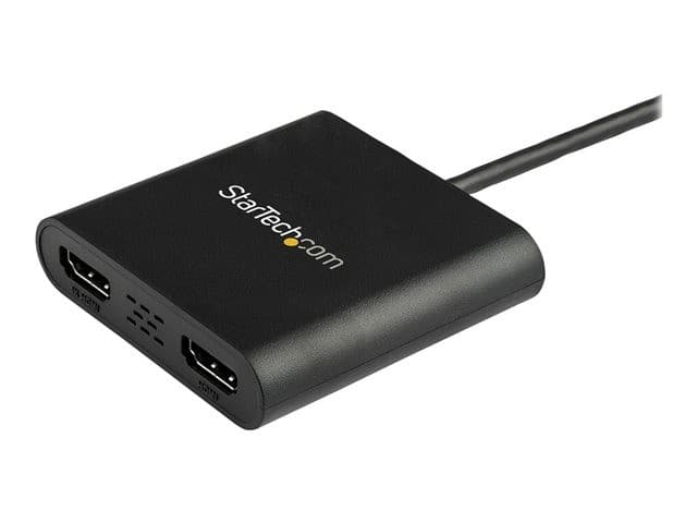 StarTech.com USB 3.0 to Dual HDMI Adapter, 1x 4K 30Hz & 1x 1080p, External Video & Graphics Card, USB Type-A to HDMI Dual Monitor Display Adapter Dongle, Supports Windows Only, Black - USB to Dual HDMI Adapter (USB32HD2) - adapter cable - HDMI / USB - TAA - Image 7