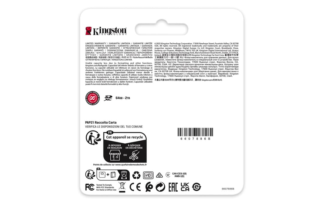 Kingston Technology 128GB Canvas React Plus SDXC UHS-II 280R/100W U3 V60 for Full HD/4K - Image 4