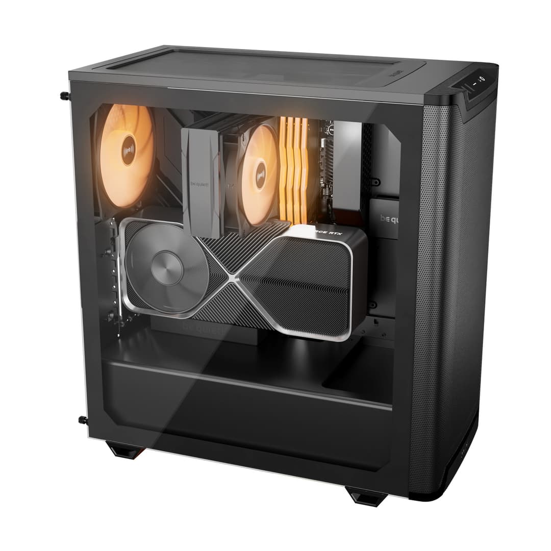 be quiet! Pure Base 501 LX Tempered Glass Mid Tower Gaming PC Case - Black - Image 3