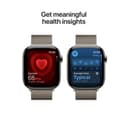 Apple Watch Series 11 GPS + Cellular 46mm Natural Titanium Case with Natural Milanese Loop - M/L thumbnail 5