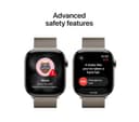 Apple Watch Series 11 GPS + Cellular 46mm Natural Titanium Case with Natural Milanese Loop - M/L thumbnail 6
