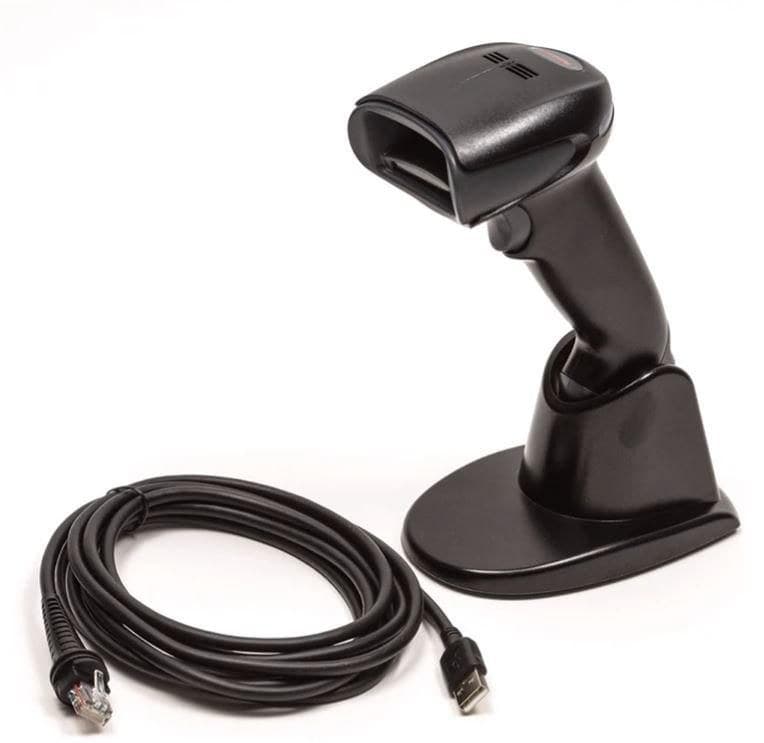 Honeywell Xenon XP 1950g Standard Range 1D/2D Corded Barcode Scanner USB Kit with 3m Cable and Stand - Black (1950GSR-2USB-2-R)