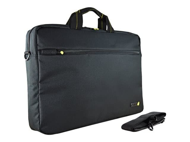 Techair Classic Essential 15.6" Laptop Shoulder Bag - Black - Image 3