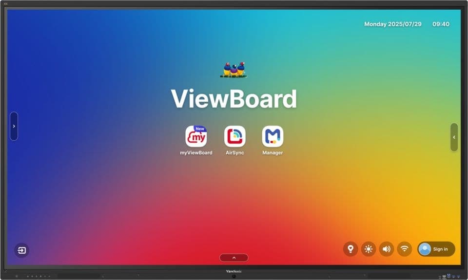 ViewSonic ViewBoard IFP8641-1-1C 86" 4K UHD Interactive Display, Android 16 EDLA