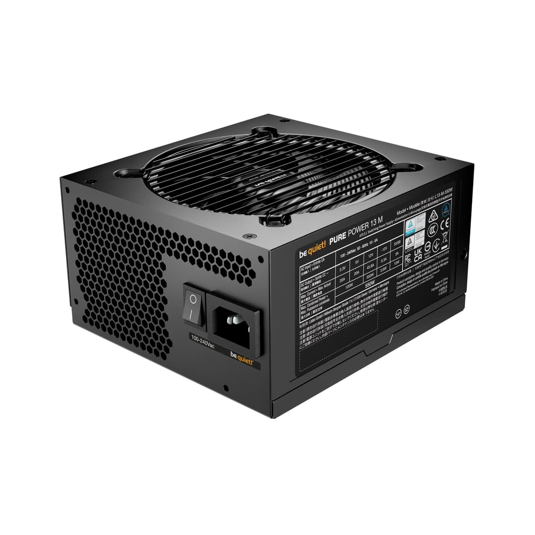 be quiet! Pure Power 13 M 550W ATX 3.1 80 PLUS Gold PSU Power Supply - Image 3