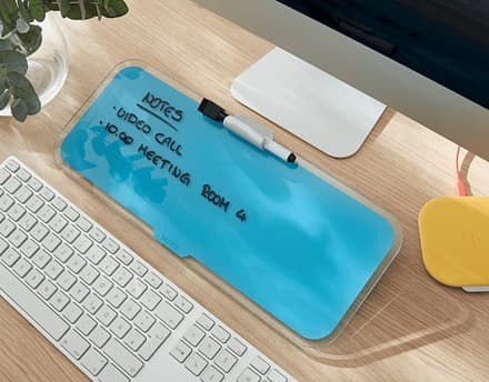 Leitz Cosy Glass Desk Notepad - Calm Blue - Image 2