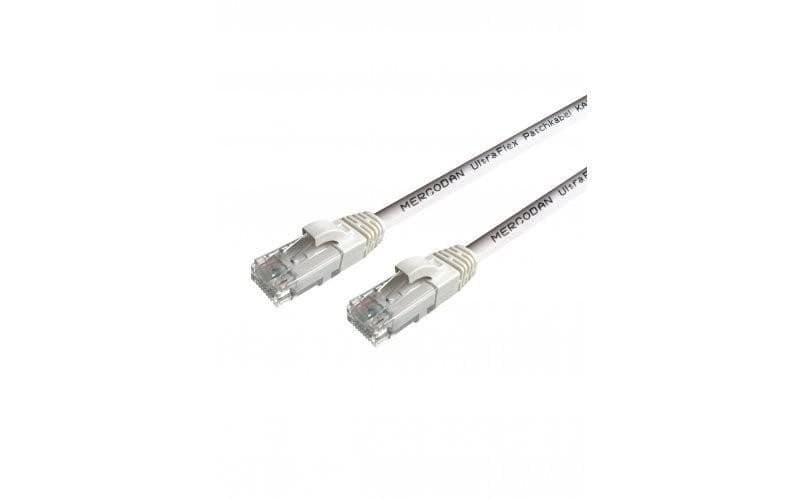 Mercodan UltraFlex CAT6 UTP LSZH Patch Cable 1.5m - White - Image 1