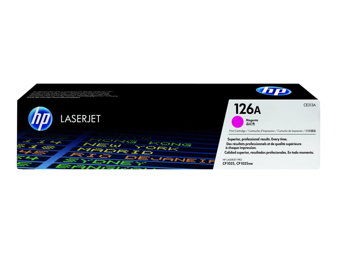 HP 126A Original LaserJet Toner Cartridge (CE313A) for LaserJet Pro CP1025 - Magenta - Image 1