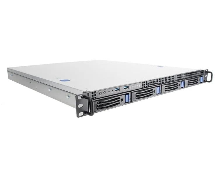 Ernitec SR-1X54R-A4-WS 1U 4-Bay Server - Xeon 6357P, 16GB, 2x 500GB, IPMI, TPM, 2x 300W PSU, Windows Server 2025 Standard