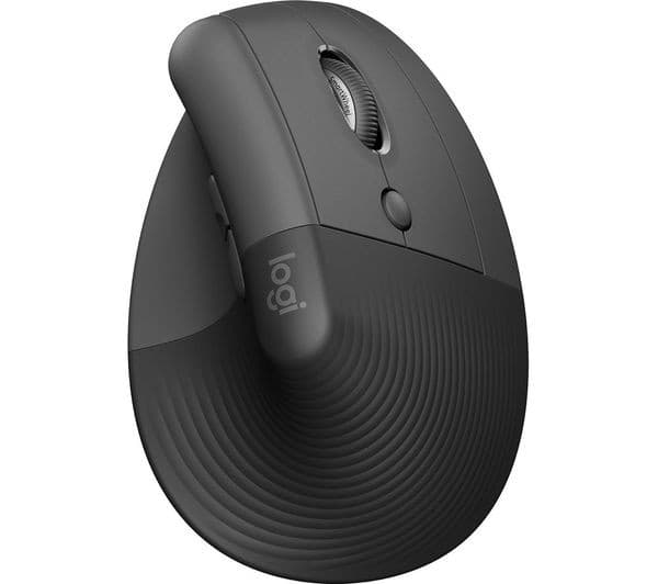 Logitech Lift Vertical Ergonomic Mouse - Graphite - Image 1