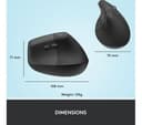 Logitech Lift Vertical Ergonomic Mouse - Graphite thumbnail 9