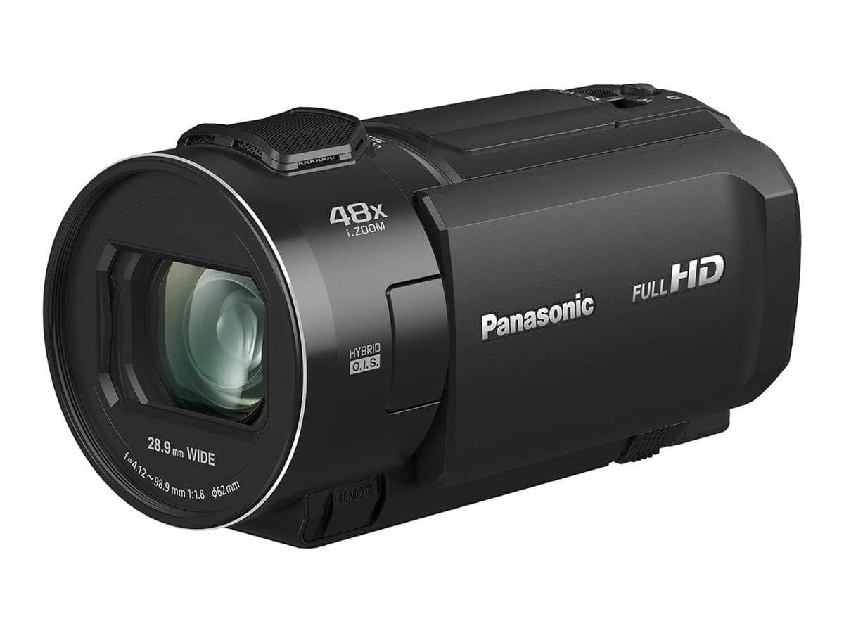 Panasonic HC-V900 Full HD Camcorder with 24x Optical Zoom, 3" Touchscreen LCD - Black